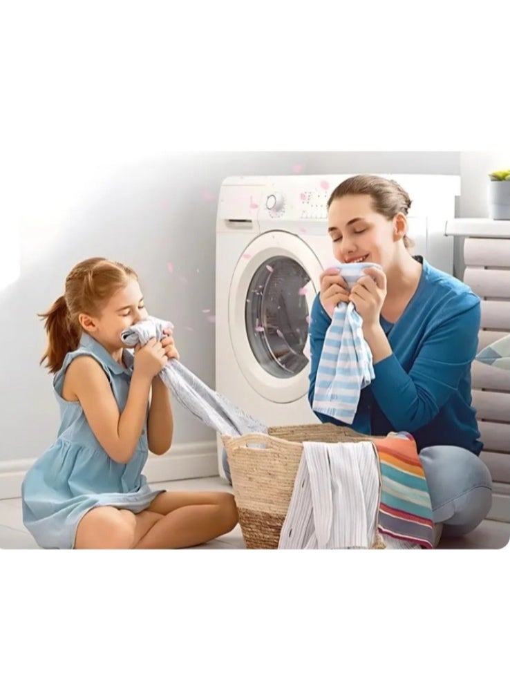 خرز معطر رائحة الغسيل، معطر لإزالة الروائح الكريهة من الملابس، خرز غسيل ناعم، 100 جرام - متعدد الروائح والألوان - Image 3